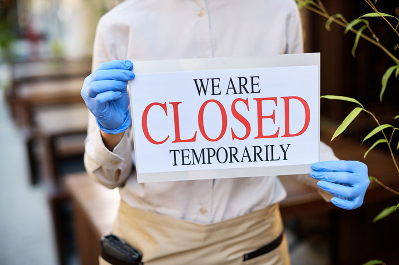 temporarily closed